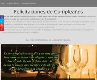 Felicitacionesdecumpleanos.es(Felicitaciones De Cumpleaños) Screenshot