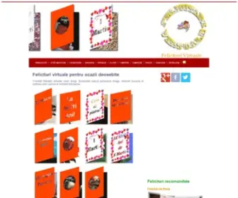 Felicitari-Virtuale.ro(Felicitari virtuale pentru ocazii deosebite) Screenshot