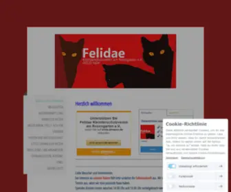 Felidae-Halle.de(Katzenhaus) Screenshot