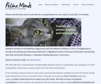 Felineminds.com(Feline Minds) Screenshot