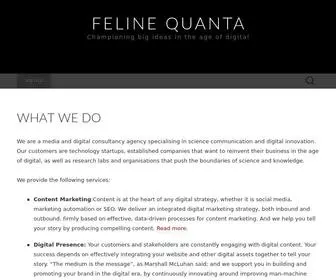 Felinequanta.com(Feline Quanta) Screenshot