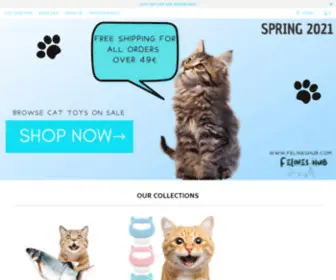 Felineshub.com(Wellbeing & Interactive Toys) Screenshot