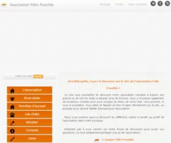 Felinpossible.fr(Association Felin Possible RENNES) Screenshot