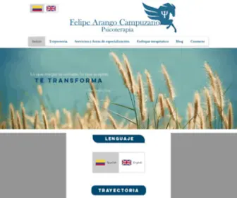 Felipe-Arango.com(Psicólogo en Bogotá) Screenshot