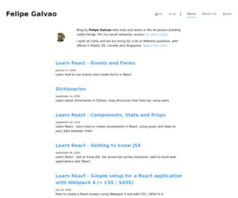 Felipegalvao.com.br(Felipe Galvão) Screenshot