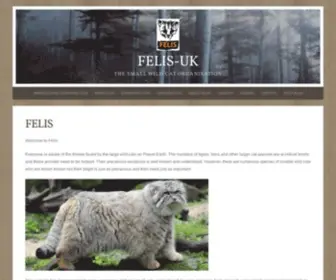 Felis-UK.com(The Small Wild Cat Organisation) Screenshot