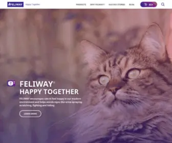 Feliway.co.uk(Feliway for cats) Screenshot