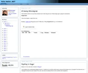 Felix-Halim.net(Felix Halim .NET) Screenshot