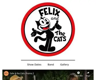 Felixandthecatsband.com(Felix and the Cats) Screenshot