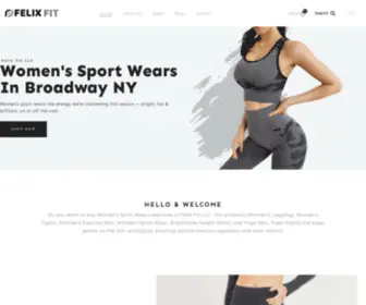 Felixfit.com(Women's sport wears store in Broadway NY) Screenshot