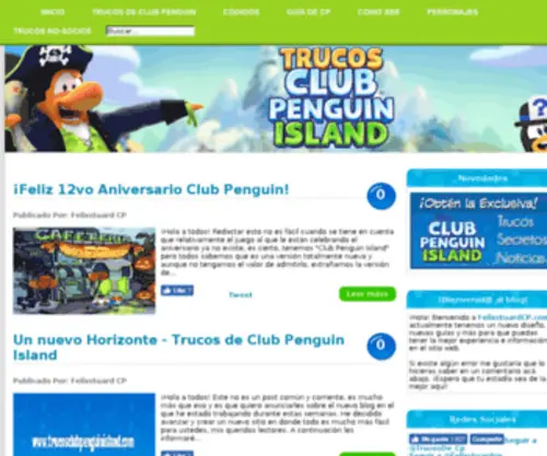 Felixstuardcp.com(Trucos de Club Penguin 2014) Screenshot