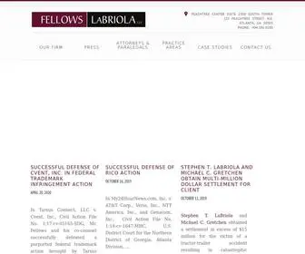 Fellab.com(Fellows LaBriola LLP) Screenshot