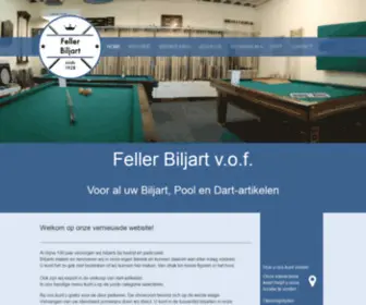 Fellerbiljart.nl(Feller Biljart v.o.f) Screenshot