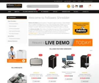 Fellowes-Shredder.com(Paper Shredders for Home) Screenshot