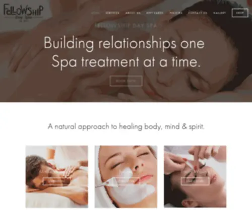 Fellowshipdayspa.com(Fellowship Day Spa) Screenshot