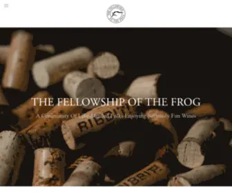 Fellowshipofthefrog.com(The Fellowship of the Frog) Screenshot