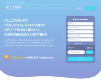 Fellowshippersonalstatements.com(Affordable Fellowship Personal Statement Writing Services) Screenshot