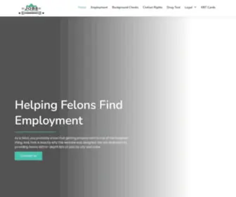 Felonyfriendlyjobs.org(Felonyfriendlyjobs) Screenshot