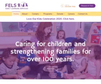 Felskids.org(6 Centers in Philly Area) Screenshot