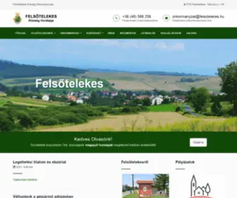 Felsotelekes.hu(Felsőtelekes) Screenshot