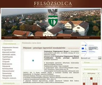 Felsozsolca.hu(Felsőzsolca) Screenshot