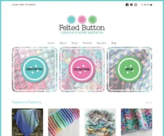 Feltedbutton.com(Felted Button) Screenshot