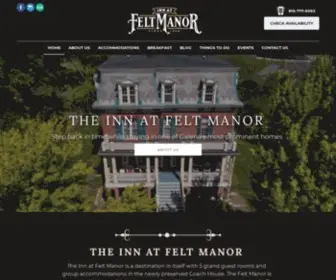 Feltmanor.com(The Felt Manor) Screenshot