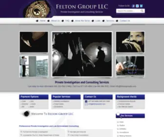 Feltongroupllc.com(Felton Group investigators) Screenshot