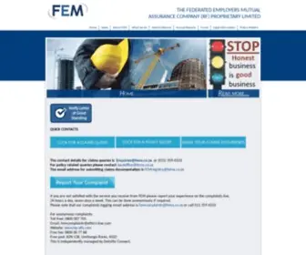 Fema.co.za(Fema) Screenshot