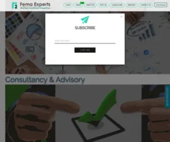 Femaexperts.com(FEMA, RBI, FDI Consultants And Advisory Services in India) Screenshot