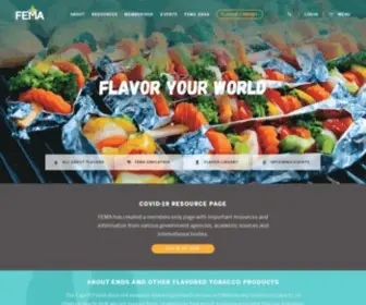 Femaflavor.org(The Flavor and Extract Manufacturers Association of the United States (FEMA)) Screenshot