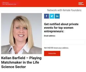 Femaleentrepreneurs.institute(Gather Spot for Women Entrepreneurs) Screenshot