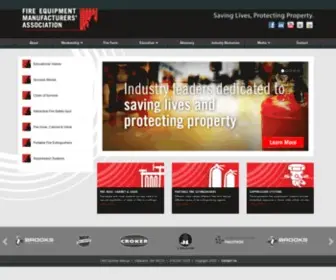 Femalifesafety.org(Fire equipment manufacturers' association) Screenshot