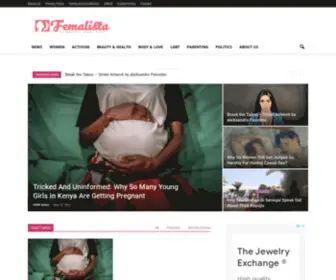Femalista.com(Homepage) Screenshot
