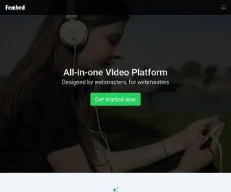 Fembed.net(All-in-one Video Platform) Screenshot