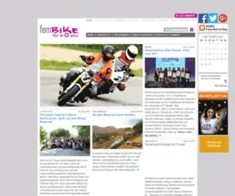 Fembike.de(Fraukes-Frauen-Motorradblog) Screenshot