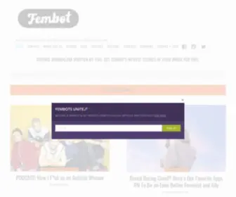 Fembotmag.com(The Future is Feminist) Screenshot