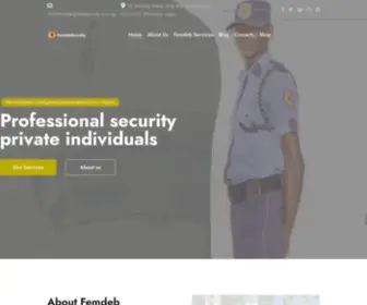 FemdebGlobalsecurity.com.ng(Number one security agency) Screenshot