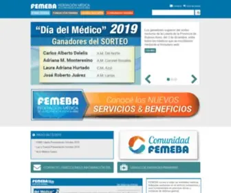 Femeba.org.ar(Federación Médica de la Provincia de Buenos Aires) Screenshot