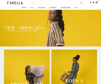 Femella.in(Women's Clothing Website) Screenshot