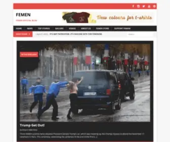 Femen.org(FEMEN Official Blog) Screenshot