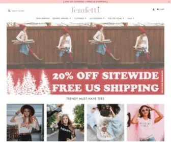 Femfetti.com(Femfetti brings you trendy must) Screenshot
