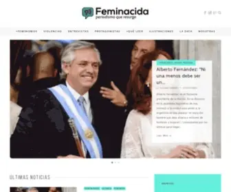 Feminacida.com.ar(Medio de comunicación con mirada feminista) Screenshot