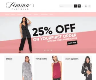 Feminaclothing.com(Femina Clothing) Screenshot