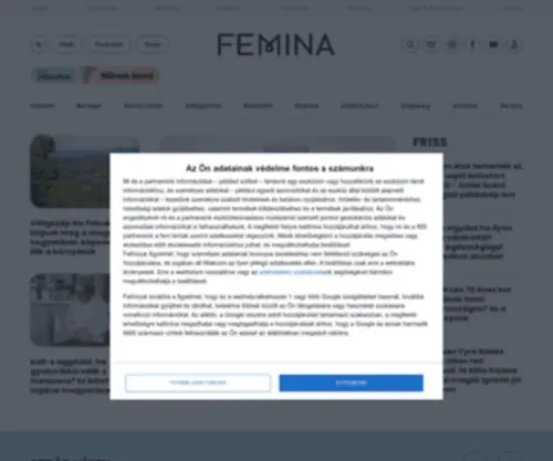Femina.hu(Széleskörű női témák) Screenshot
