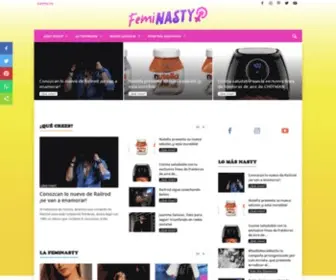 Feminasty.com.mx(FEMINASTY UN SITIO PARA TODAS ESAS MUJERES INTENSAS) Screenshot