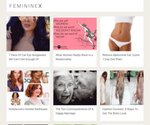 Femininex.com(FeminineX) Screenshot