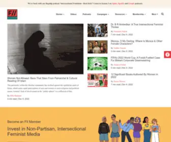 Feminisminindia.com(Feminism in India) Screenshot