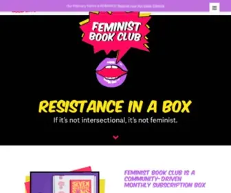 Feministbookclub.com(Feminist Book Club a Complete Feminist Experience) Screenshot