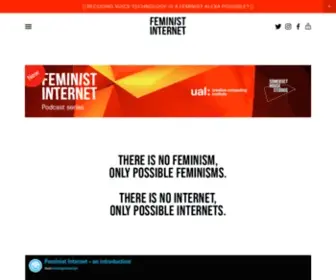 Feministinternet.com(FEMINIST INTERNET) Screenshot